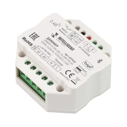 Фото #1 товара INTELLIGENT ARLIGHT Диммер SMART-0-10V-301-72-DIM-PD-IN (230V, 1x20mA, TUYA BLE, 2.4G) (IARL, IP20 Пластик, 5 лет)