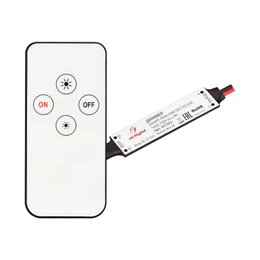Фото #1 товара Диммер SMART-MINI-DIM-SET (12-24V, 1x4A, ПДУ 4кн, IR) (Arlight, IP20 Пластик, 5 лет)