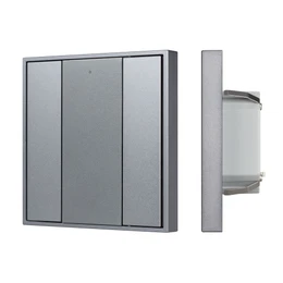 Фото #1 товара INTELLIGENT ARLIGHT Кнопочная панель DALI-201-23-2K-D2-IN Silver (BUS, Frame) (IARL, IP20 Металл, 3 года)