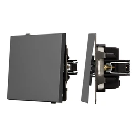 Фото #1 товара Механизм звонкового выключателя SWT-TENDO-MKR1-SFPL-GR (230V, 10A) (Arlight, -)