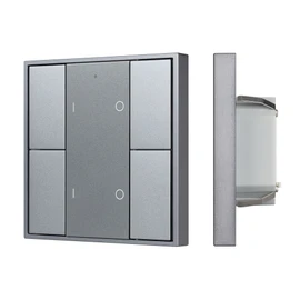 Фото #1 товара INTELLIGENT ARLIGHT Кнопочная панель DALI-201-23-2G-DIM-DT6-IN Silver (BUS, Frame) (IARL, IP20 Металл, 3 года)