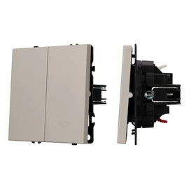 Фото #1 товара Механизм выключателя управления шторами SWT-NOBE-MKR2-SFPL-CA (230V, 10A) (Arlight, Кашемир)