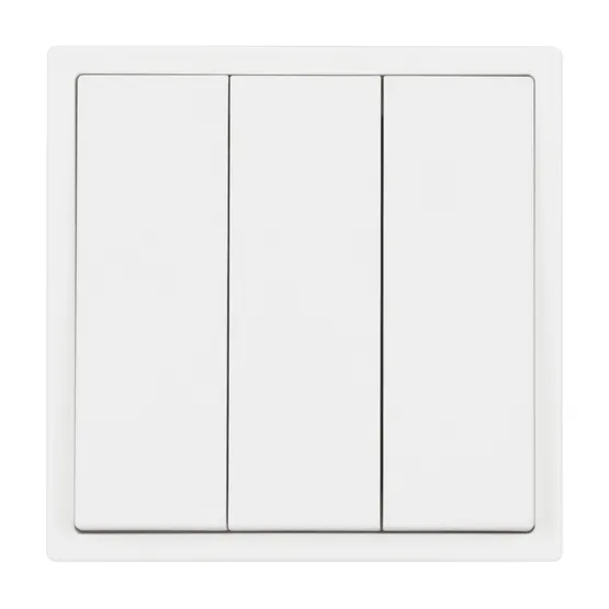 Фото #4 товара Механизм выключателя трехклавишный непроходной SWT-NOBE-MK03-SFPL-WH (230V, 10A) (Arlight, Белый кварц)