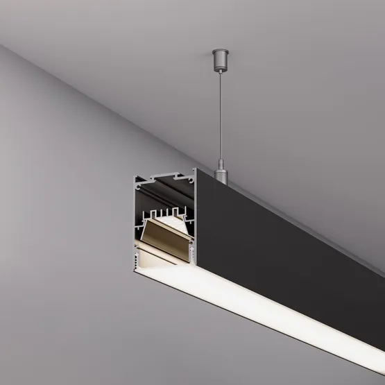 Фото #5 товара Профиль IP-LINE-5475-2000 BLACK (Arlight, Алюминий)