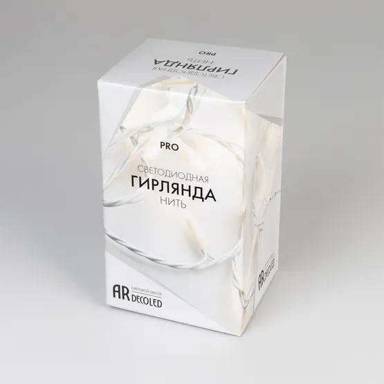 Фото #5 товара Светодиодная гирлянда ARD-STRING-PRO-1000-GREEN-100LED-PULSE White (230V, 7W) (Ardecoled, IP65)