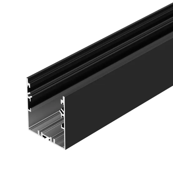 Фото #2 товара Профиль с экраном SL-LINE-6070-2500 BLACK+OPAL (Arlight, Алюминий)