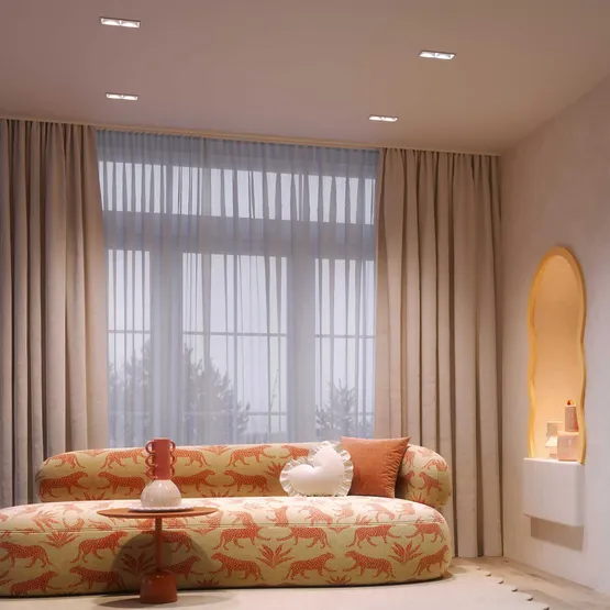 Фото #3 товара Светильник MS-FLOW-BUILT-S85x85-6W Day4000 (BK, 38 deg, 230V) (Arlight, IP20 Металл, 5 лет)