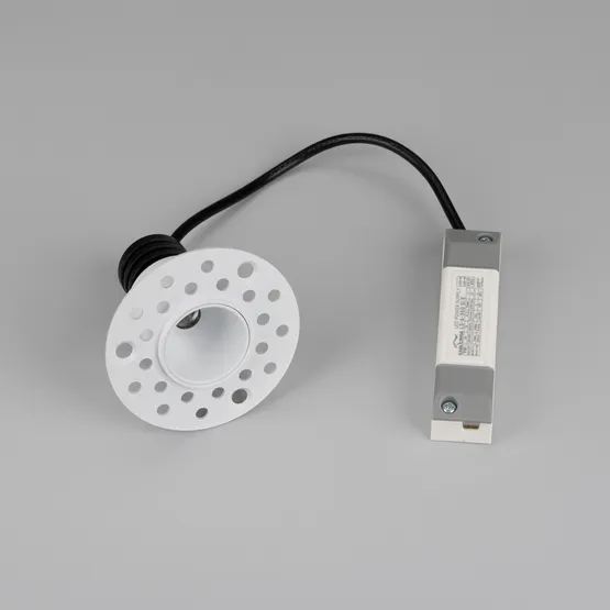 Фото #3 товара Светильник MS-INVISIO-TRIMLESS-R35-5W Warm3000 (WH-WH, 36 deg, 230V) (Arlight, IP54 Металл, 5 лет)
