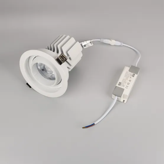Фото #4 товара Светильник MS-VORTEX-BUILT-R135-30W Warm3000 (WH-WH, 30 deg, 230V) (Arlight, IP20 Металл, 5 лет)