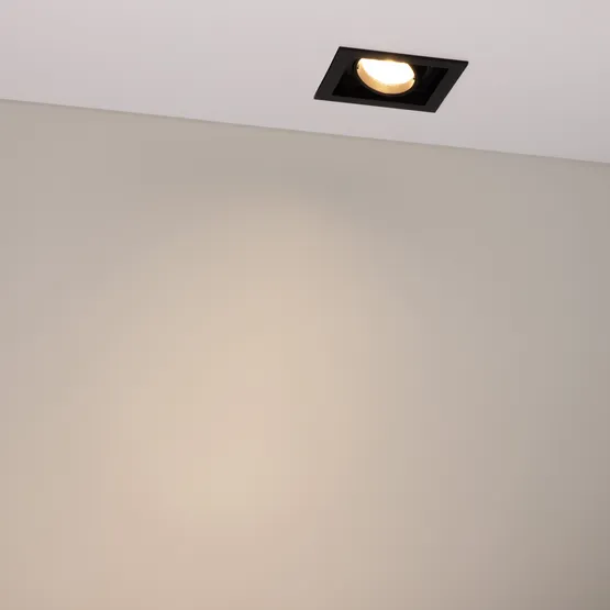 Фото #6 товара Светильник MS-VORTEX-BUILT-S90x90-12W Warm3000 (BK-BK, 40 deg, 230V) (Arlight, IP20 Металл, 5 лет)