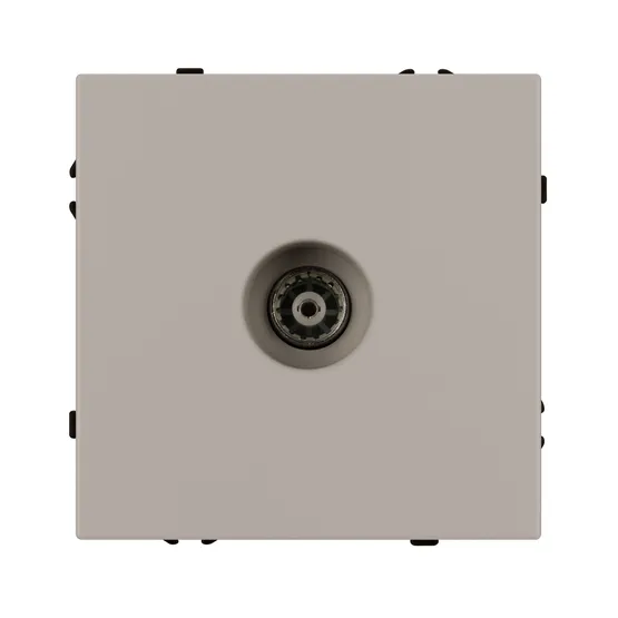 Фото #3 товара Механизм телевизионной розетки SCT-NOBE-MTV1-SFPL-CA (Arlight, Кашемир)