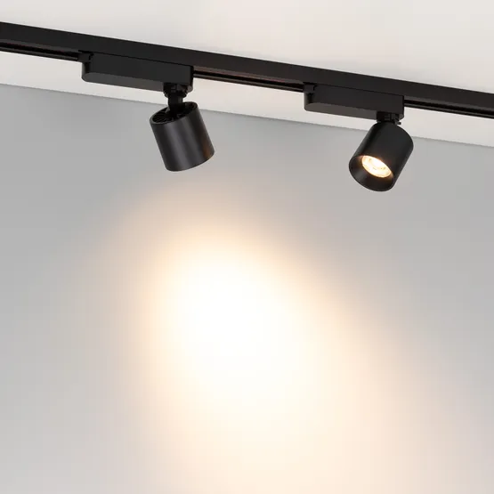 Фото #2 товара Светильник LGD-DYKE-2TR-R60-8W Warm3000 (BK, 20 deg, 230V) (Arlight, IP20 Металл, 5 лет)