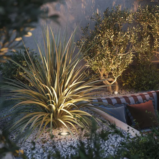 Фото #3 товара Светильник LTD-DAFNA-GROUND-R260-48W Day4000 (SL, 35 deg, 230V) (Arlight, IP67 Металл, 5 лет)