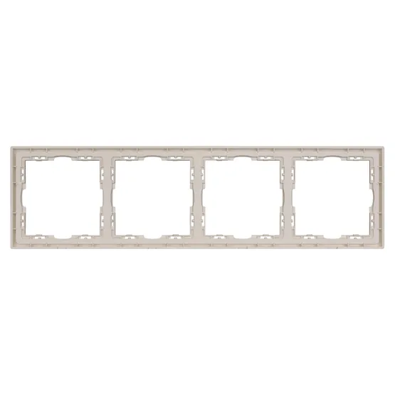 Фото #2 товара Рамка пластиковая FRM-NOBE-SFPL-4-CA (Arlight, Кашемир)