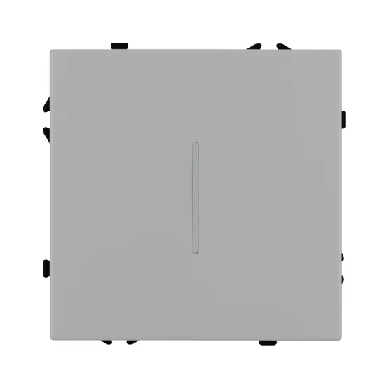 Фото #2 товара Механизм выключателя одноклавишный проходной LED SWT-NOBE-MKP1-SFPL-L-IS (230V, 10A) (Arlight, Никель)