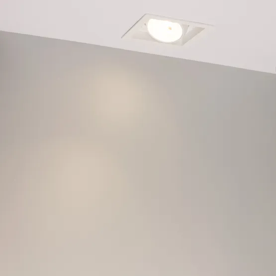 Фото #2 товара Светильник MS-VORTEX-BUILT-S140x140-30W Warm3000 (WH-WH, 17 deg, 230V) (Arlight, IP20 Металл, 5 лет)