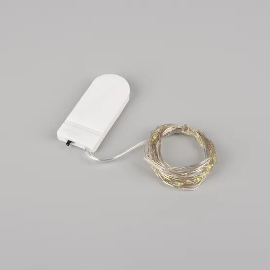 Фото #2 товара Светодиодная гирлянда ARD-DEW-HOME-2000-CLEAR-20LED-STD White6000 (3V, Battery Pack) (Ardecoled, IP20)