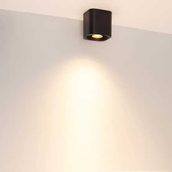Фото #3 товара Светильник SP-ACENTO-S95x95-10W Warm2700 (BK, 20-45 deg, 230V) (Arlight, IP20 Металл, 5 лет)