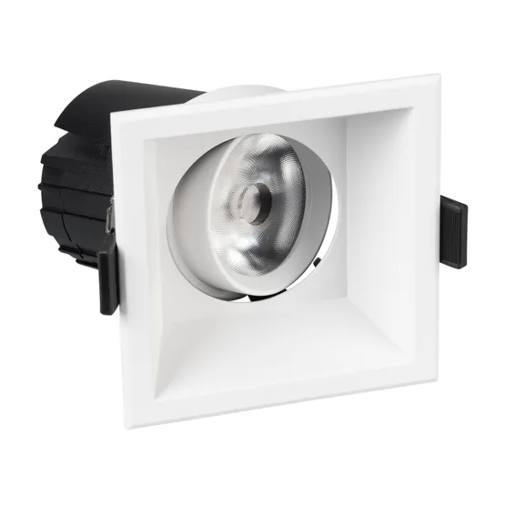 Фото #4 товара Светильник MS-FLOW-BUILT-S85x85-6W Warm3000 (WH, 15 deg, 230V) (Arlight, IP20 Металл, 5 лет)