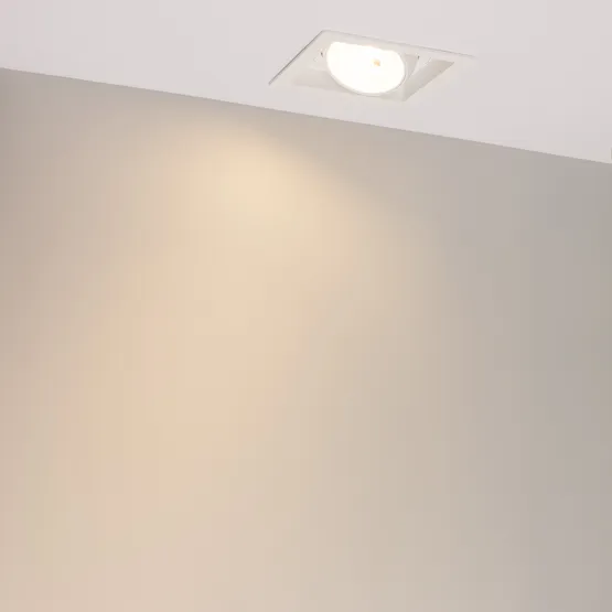 Фото #2 товара Светильник MS-VORTEX-BUILT-S140x140-30W Warm3000 (WH-WH, 50 deg, 230V) (Arlight, IP20 Металл, 5 лет)