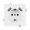 Минифото #3 товара Механизм розетки с USB зарядкой SCT-TENDO-MUAA-SFPL-WH (230V, 16A) (Arlight, -)