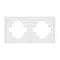 Минифото #3 товара Рамка пластиковая FRM-TENDO-SFPL-2-WH (Arlight, -)