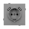 Минифото #3 товара Механизм розетки с USB зарядкой SCT-TENDO-MUAA-PL-GR (230V, 16A) (Arlight, -)