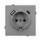 Минифото #3 товара Механизм розетки с USB зарядкой SCT-TENDO-MUAC-PL-GR (230V, 16A) (Arlight, -)