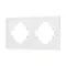 Минифото #1 товара Рамка пластиковая FRM-TENDO-SFPL-2-WH (Arlight, -)