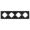 Минифото #3 товара Рамка пластиковая FRM-TENDO-SFPL-4-GR (Arlight, -)
