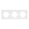 Минифото #2 товара Рамка пластиковая FRM-TENDO-SFPL-3-WH (Arlight, -)