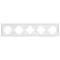 Минифото #2 товара Рамка пластиковая FRM-TENDO-PL-5-WH (Arlight, -)