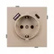 Минифото #3 товара Механизм розетки с USB зарядкой SCT-TENDO-MUAC-PL-GD (230V, 16A) (Arlight, -)