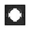 Минифото #2 товара Рамка пластиковая FRM-TENDO-SFPL-1-BK (Arlight, -)