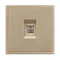 Минифото #4 товара Механизм компьютерной розетки SCT-NOBE-MPC1-SFPL-GD (RJ-45, CAT6) (Arlight, Золотой песок)